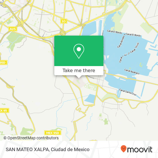 SAN MATEO XALPA map