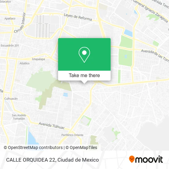 Mapa de CALLE ORQUIDEA 22