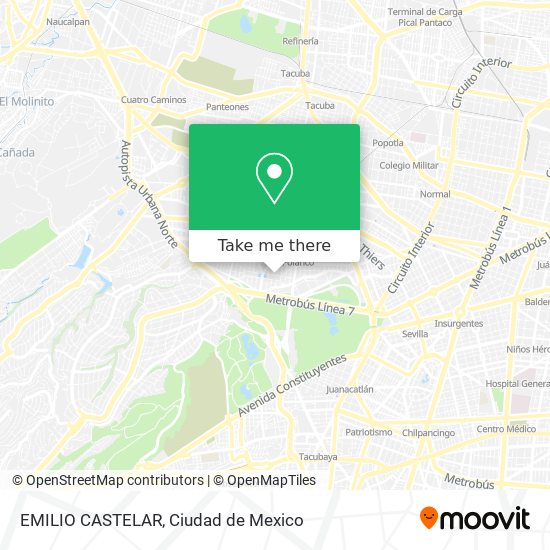 Mapa de EMILIO CASTELAR