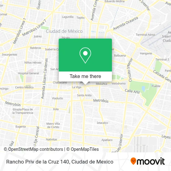 Rancho Priv de la Cruz 140 map