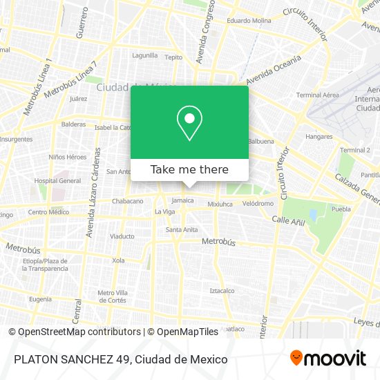 PLATON SANCHEZ 49 map