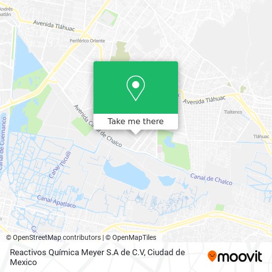 Reactivos Química Meyer S.A de C.V map