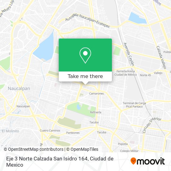 Eje 3 Norte Calzada San Isidro 164 map