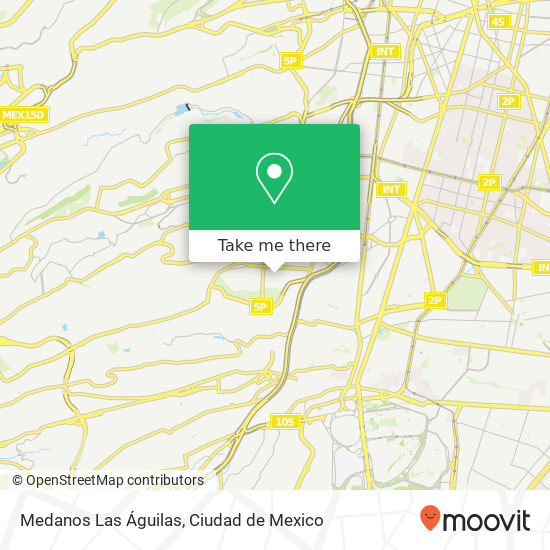 Medanos  Las Águilas map
