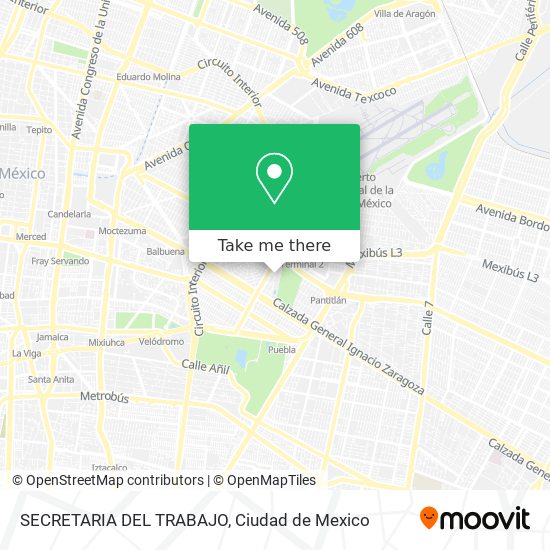 Mapa de SECRETARIA DEL TRABAJO