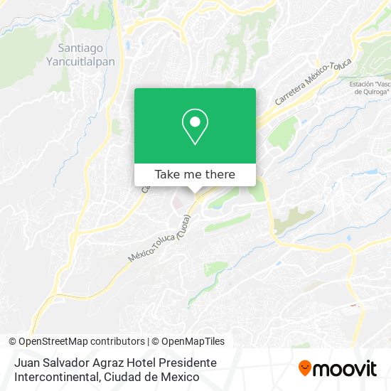 Juan Salvador Agraz   Hotel Presidente Intercontinental map