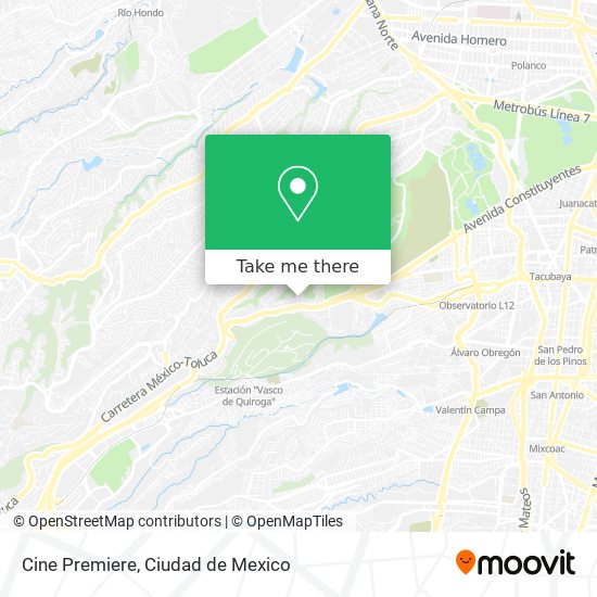 Mapa de Cine Premiere