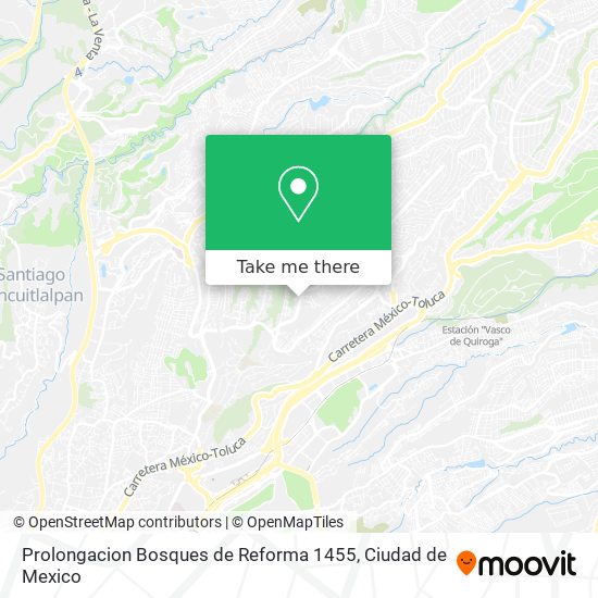 Prolongacion Bosques de Reforma 1455 map
