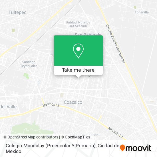 Colegio Mandalay (Preescolar Y Primaria) map