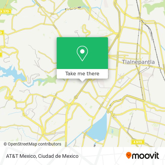 AT&T Mexico map