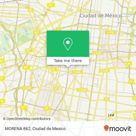 Mapa de MORENA 862