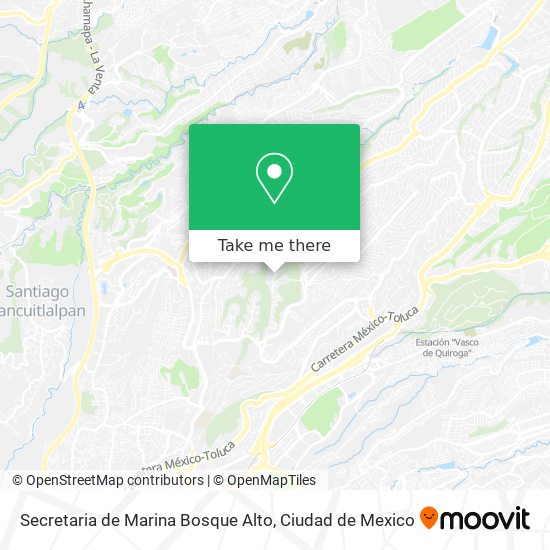 Secretaria de Marina Bosque Alto map