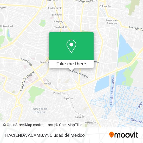 HACIENDA ACAMBAY map