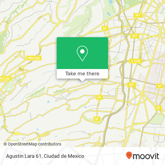 Agustin Lara 61 map