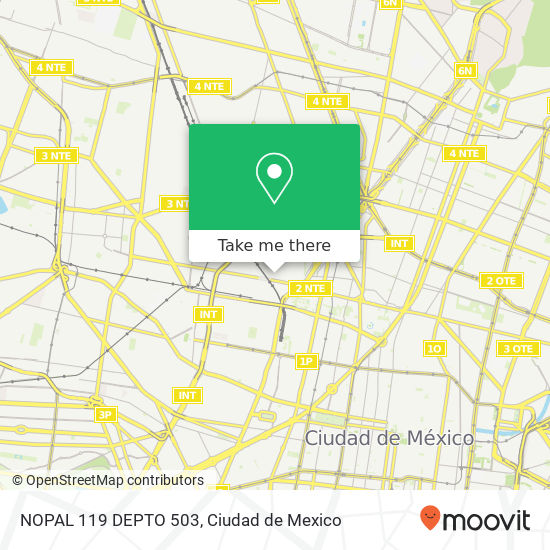 Mapa de NOPAL  119   DEPTO 503