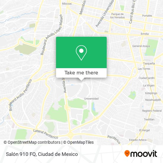 Salón 910 FQ map