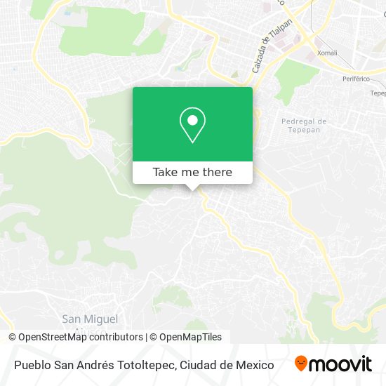 Pueblo San Andrés Totoltepec map