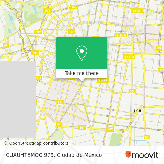 CUAUHTEMOC 979 map