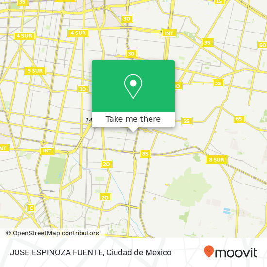 JOSE ESPINOZA FUENTE map