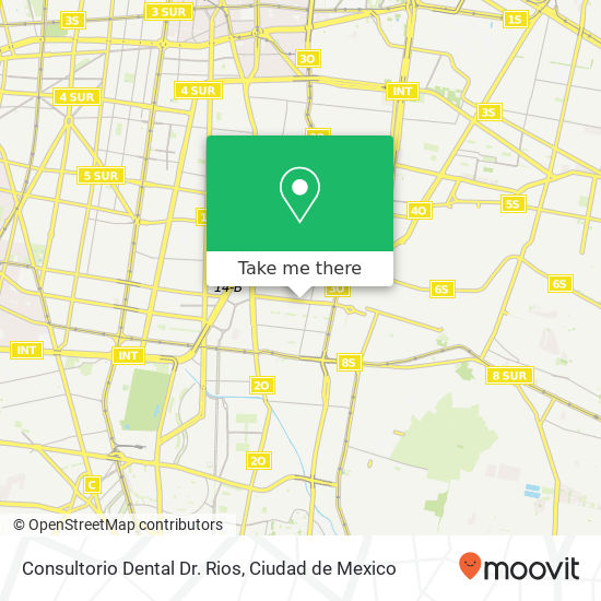 Mapa de Consultorio Dental Dr. Rios