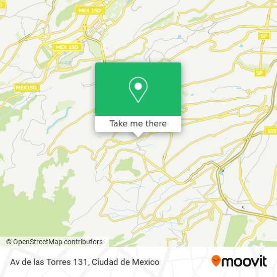 Av de las Torres 131 map