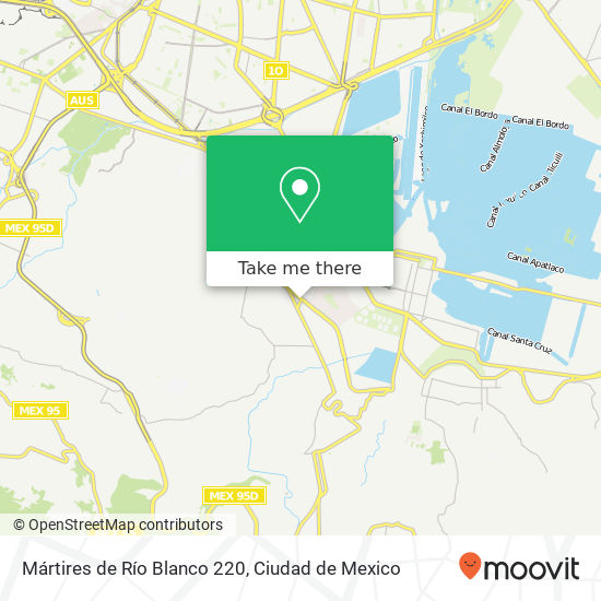 Mártires de Río Blanco  220 map