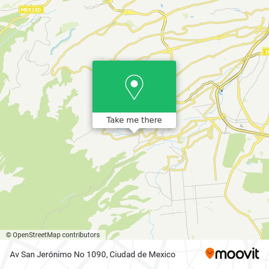 Av  San Jerónimo No 1090 map