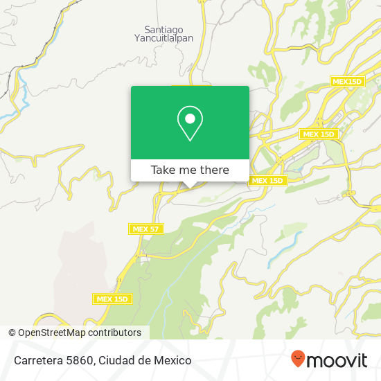 Carretera 5860 map