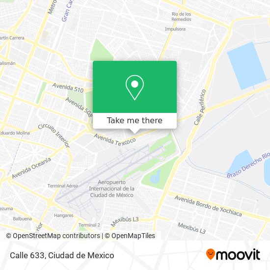 Mapa de Calle 633