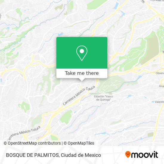 Mapa de BOSQUE DE PALMITOS
