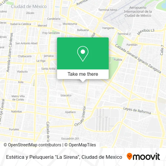 Estética y Peluquería "La Sirena" map