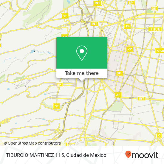 TIBURCIO MARTINEZ 115 map