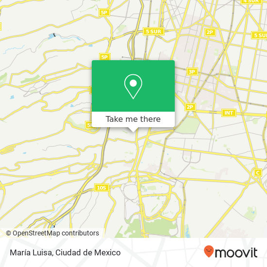 María Luisa map