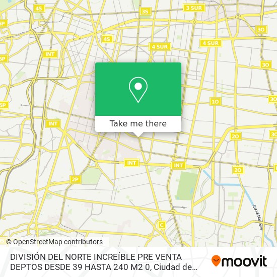 DIVISIÓN DEL NORTE INCREÍBLE PRE VENTA DEPTOS  DESDE 39 HASTA 240 M2  0 map