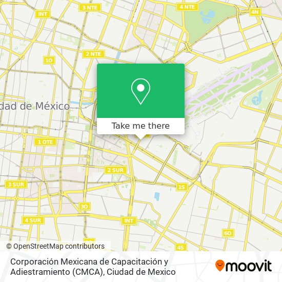 Corporación Mexicana de Capacitación y Adiestramiento (CMCA) map