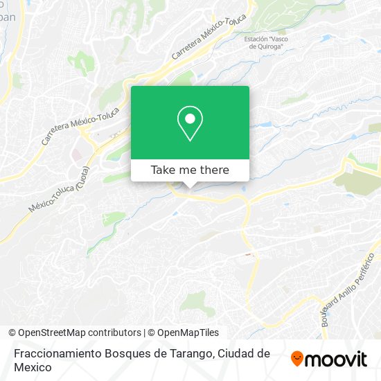 Fraccionamiento Bosques de Tarango map