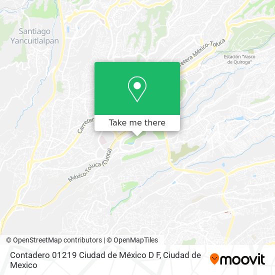 Contadero 01219 Ciudad de México  D F map