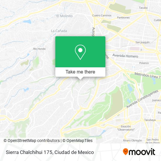 Sierra Chalchihui 175 map