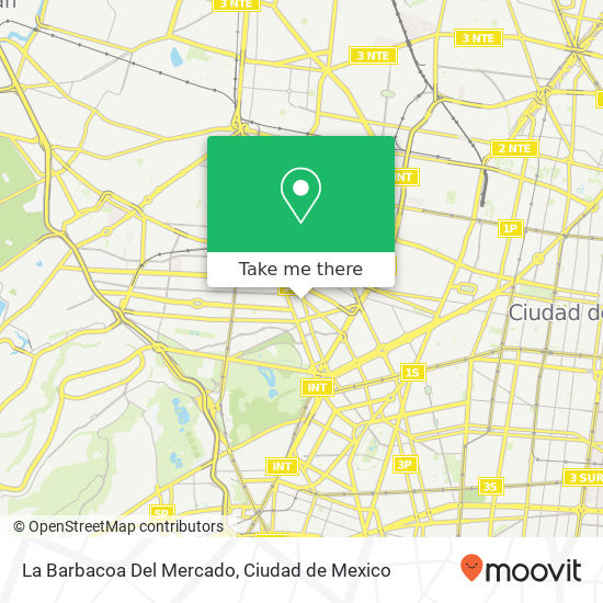 Mapa de La Barbacoa Del Mercado