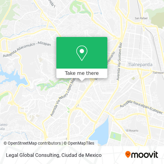 Mapa de Legal Global Consulting