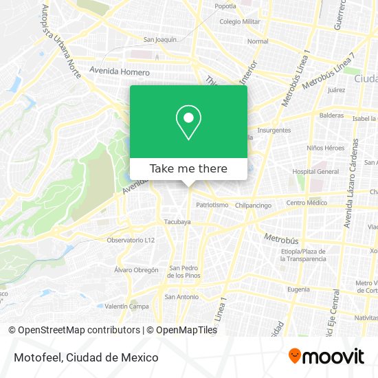 Motofeel map