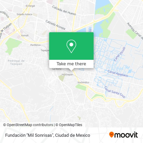 Mapa de Fundación "Mil Sonrisas"