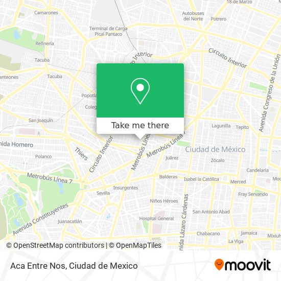 Aca Entre Nos map