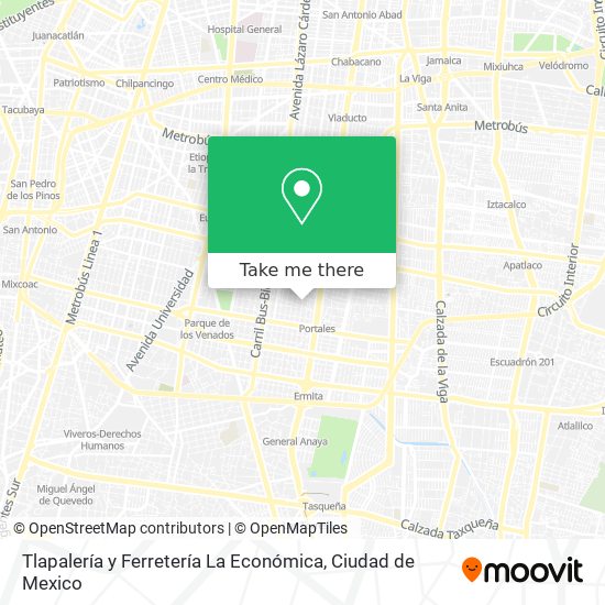 Tlapalería y Ferretería La Económica map