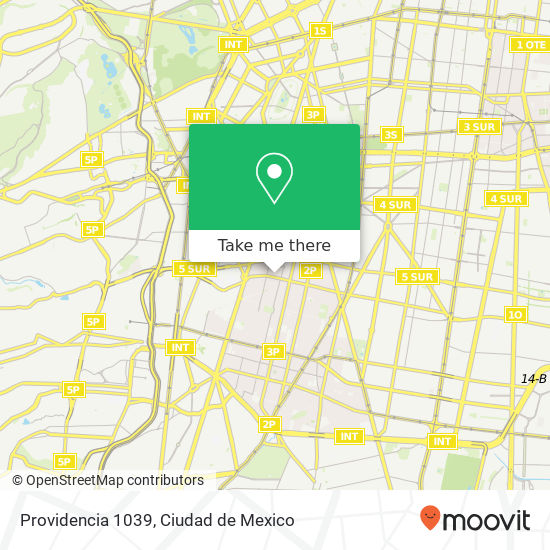 Providencia 1039 map