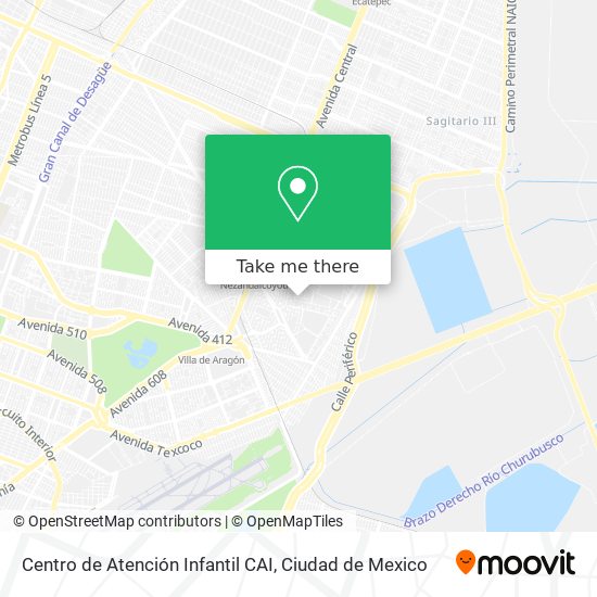 Mapa de Centro de Atención Infantil CAI