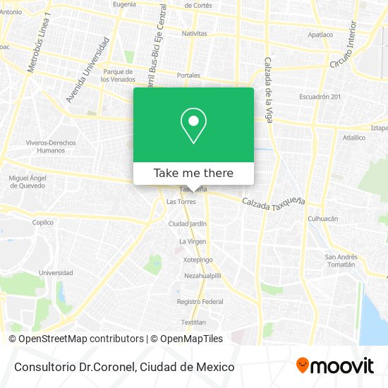 Mapa de Consultorio Dr.Coronel