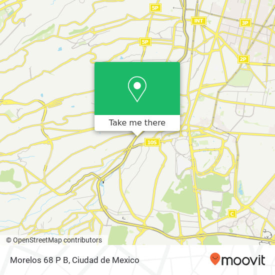 Morelos  68   P B map
