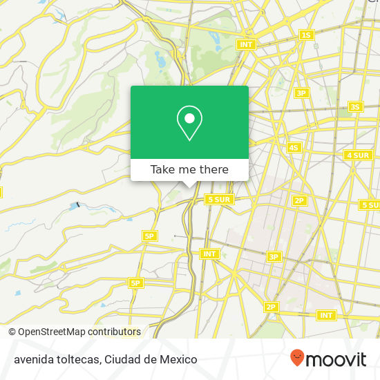 avenida toltecas map