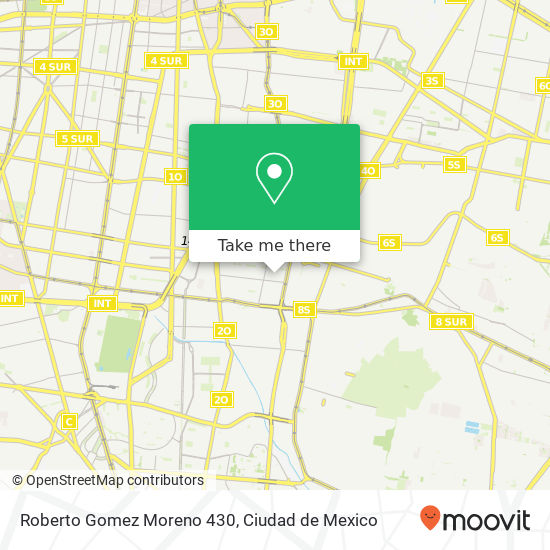 Mapa de Roberto Gomez Moreno 430
